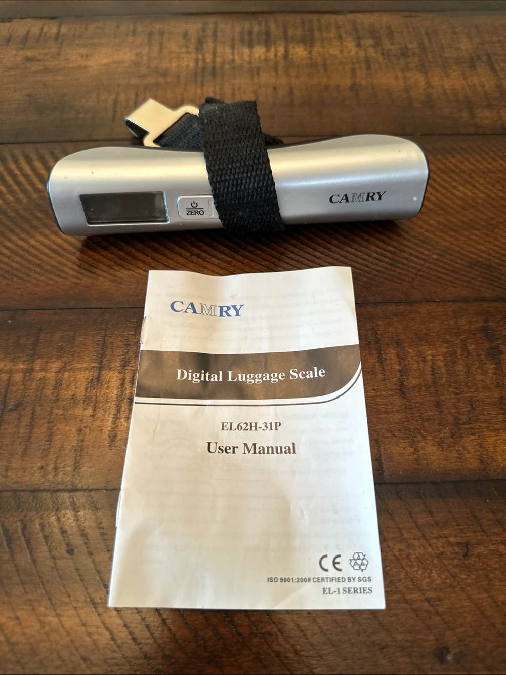 Silver Digital Luggage Scale - Portable EL62H-31P